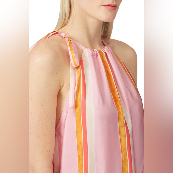 Club Monaco Pink and Yellow Maxi Dress - Picture 4 of 9